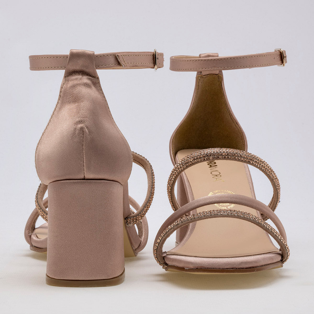 Zapatilla Con Pulsera Moramora 1454616 Mujer Color Rosa