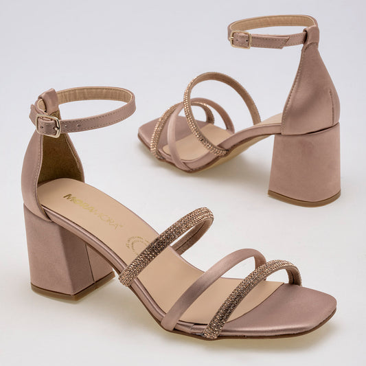 Zapatilla Con Pulsera Moramora 1454616 Mujer Color Rosa