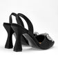 Zapatilla Tacon Piramide Mora 1954002 Mujer Color Negro