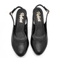 Zapatilla Tacon Cuadrado Poptops 2560 Mujer Color Negro