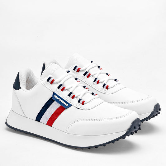 TENIS URBANO MUJER MORAMORA ROMA BLANCO MARINO ROJO