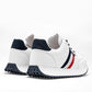 TENIS URBANO MUJER MORAMORA ROMA BLANCO MARINO ROJO