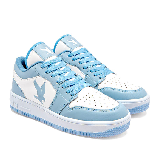 TENIS URBANO MUJER AMERICAN FIRE PA99 BLANCO AZUL