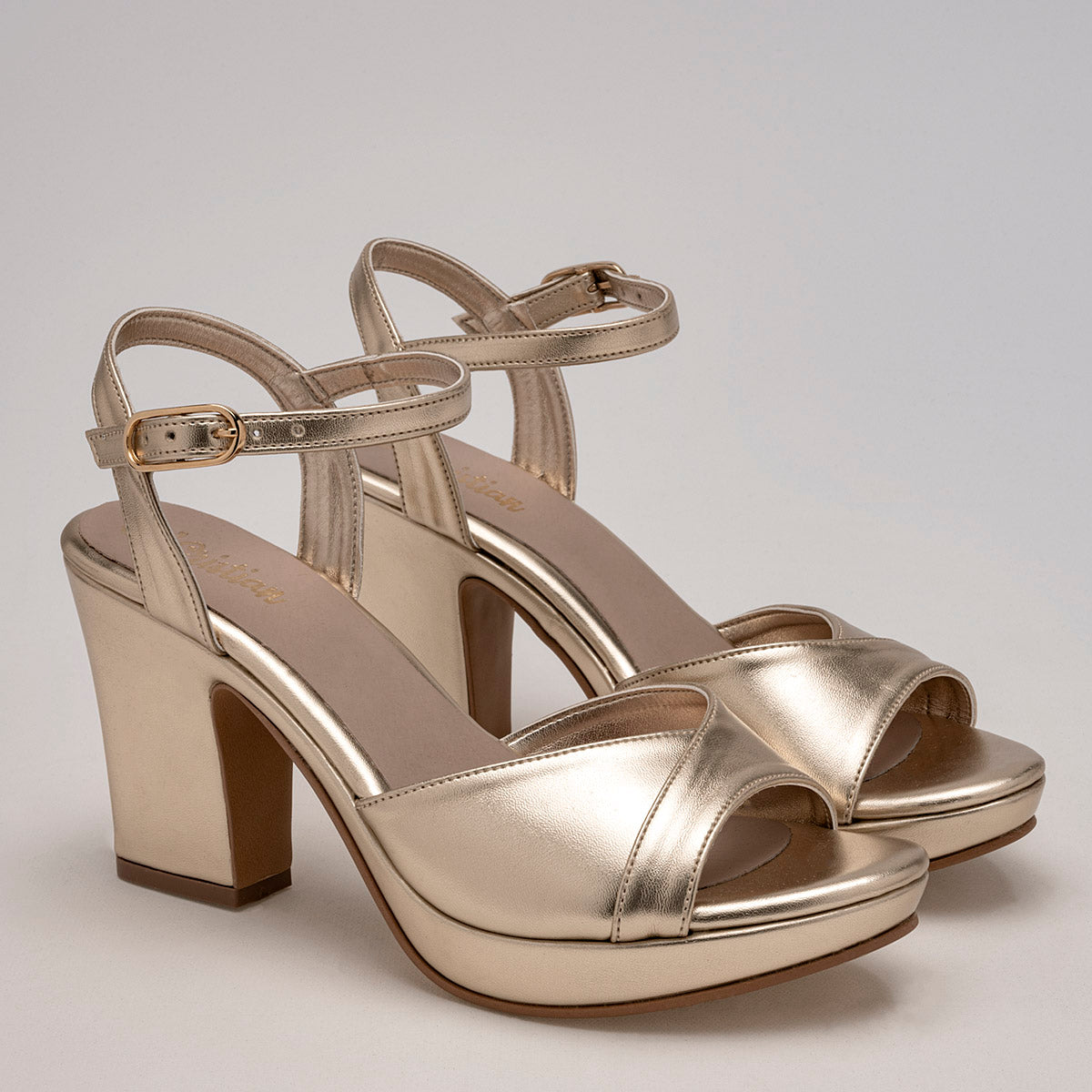 Zapatilla GRADUACION MUJER D'CRISTIAN 703 ORO