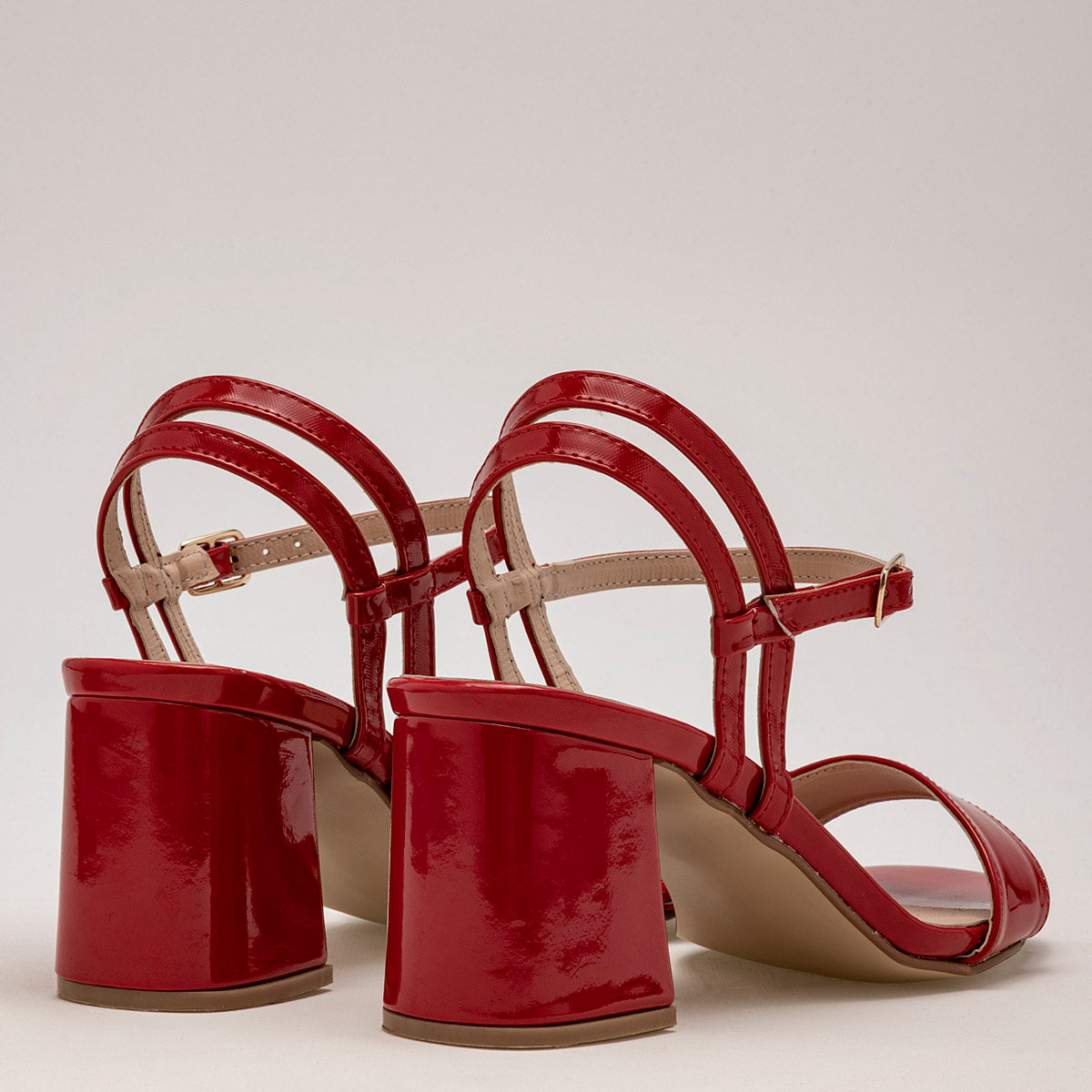 ZAPATILLA MUJER MORAMORA EUNICE ROJO CHAROL