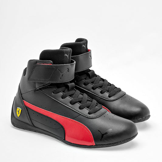 TENIS URBANO HOMBRE PUMA Ferrari Neo Cat Mid NEGRO ROJO