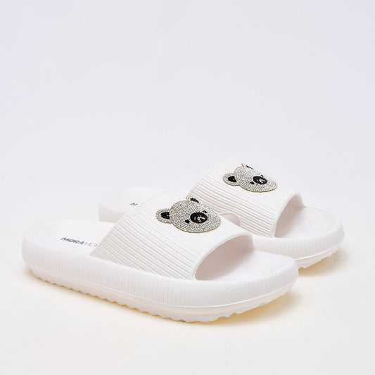 Sandalia Playa Moramora 182wm512d Para Mujer Color Blanco