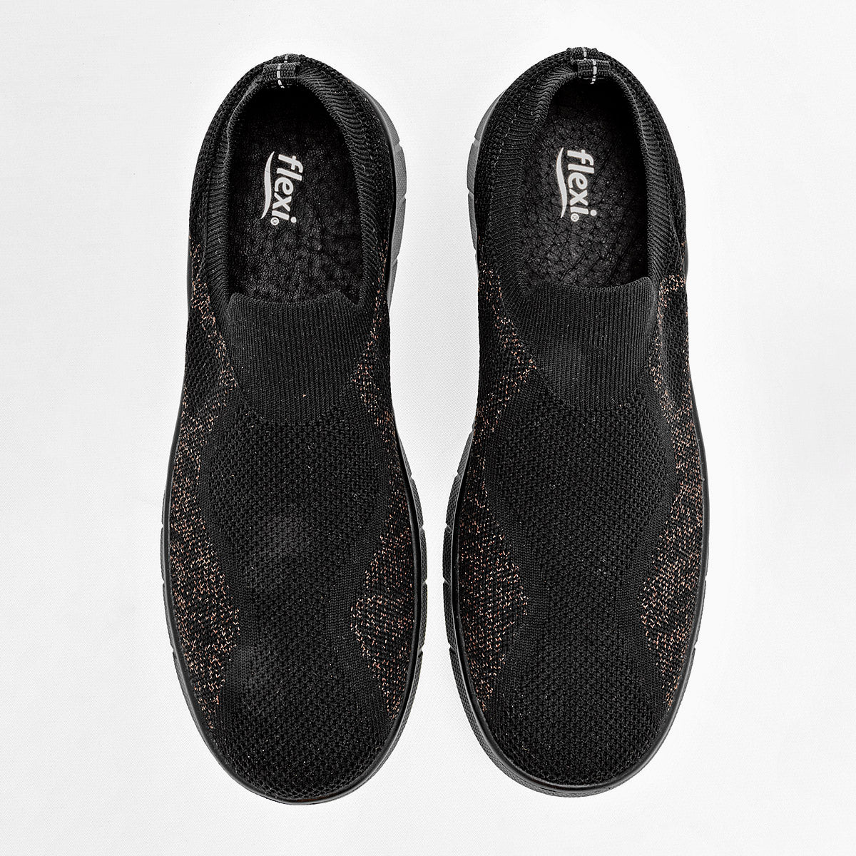 TENIS URBANO MUJER FLEXI 125601 NEGRO