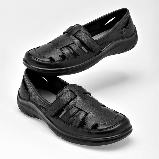 Sandalia Flexi 128702 Para Mujer Color Negro