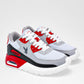 TENIS DEPORTIVO JUVENIL AMERICAN FIRE A78 NEGRO GRIS ROJO