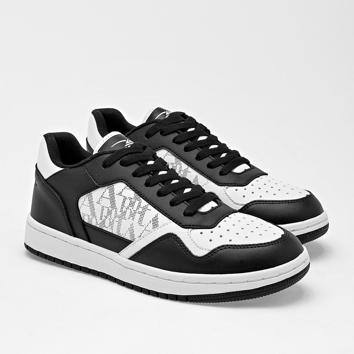 TENIS URBANO JUVENIL APOORT A5014 BLANCO NEGRO