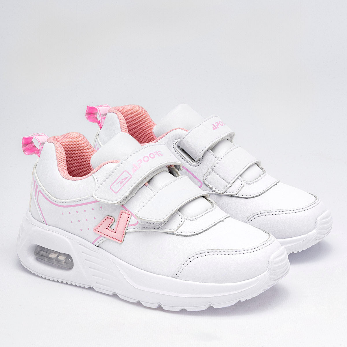 TENIS DEPORTIVO NIÑA APOORT D42 BLANCO ROSA
