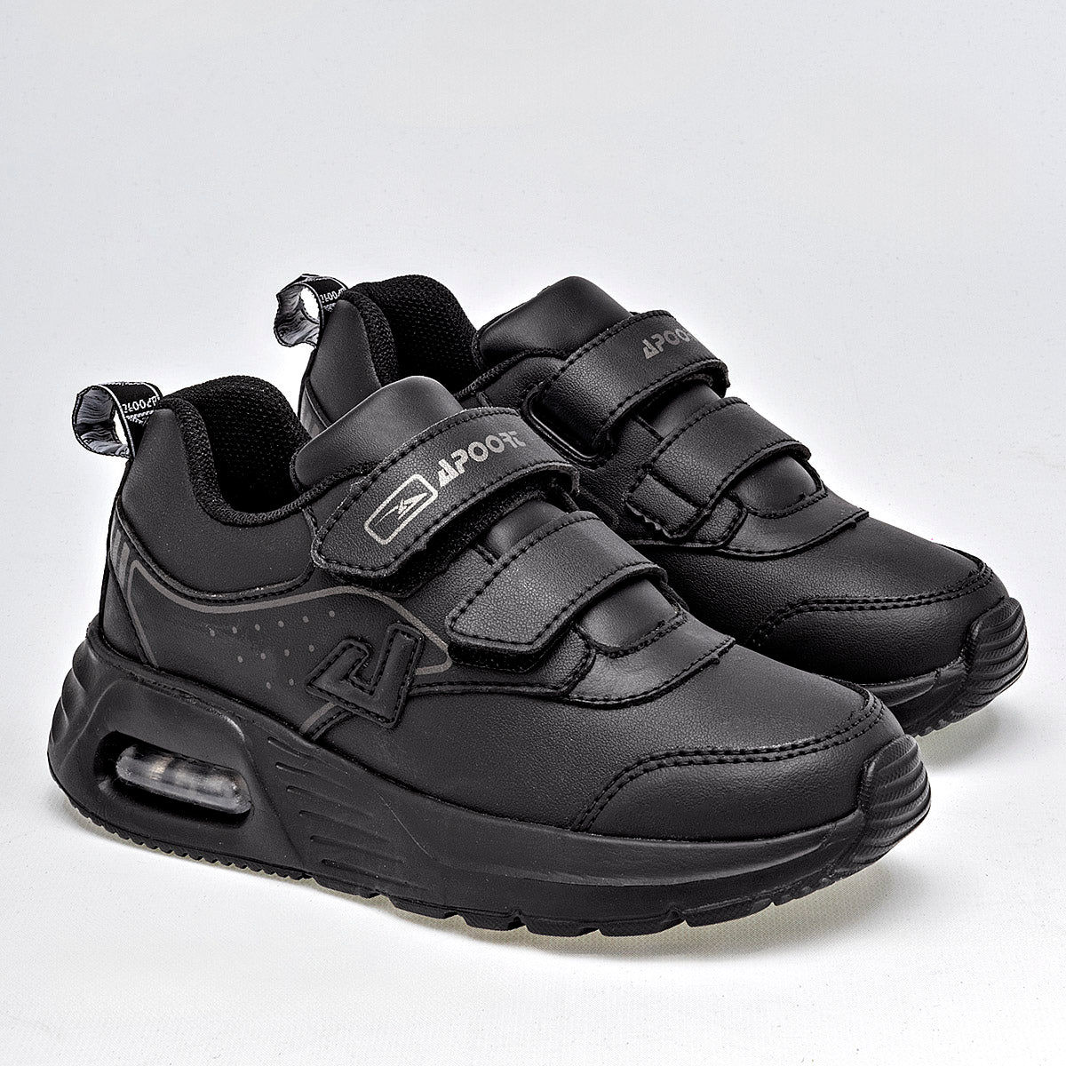 TENIS NIÑO DEPORTIVO APOORT D42 NEGRO