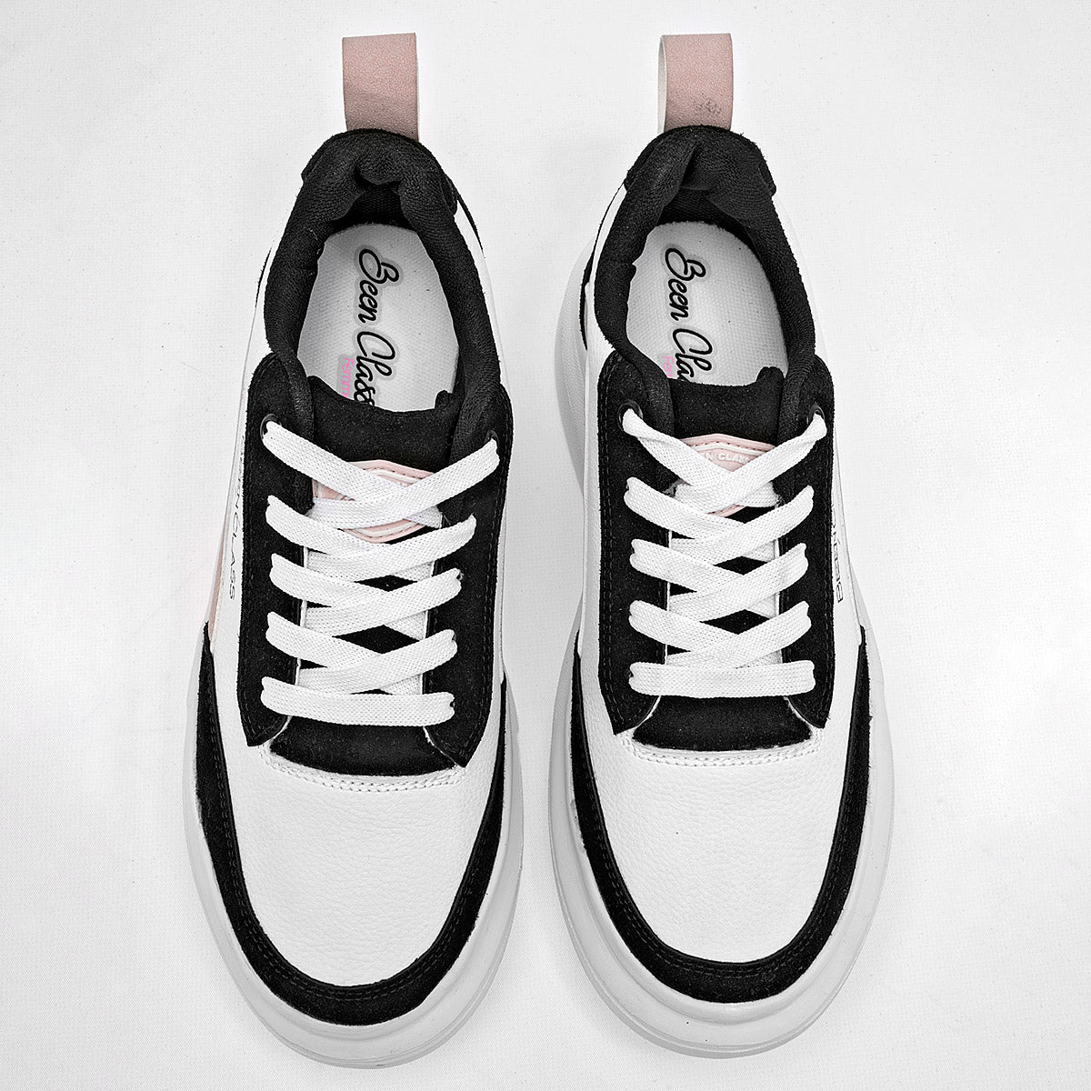 TENIS URBANO MUJER BEEN CLASS 18642 BLANCO NEGRO MAQUILLAJE
