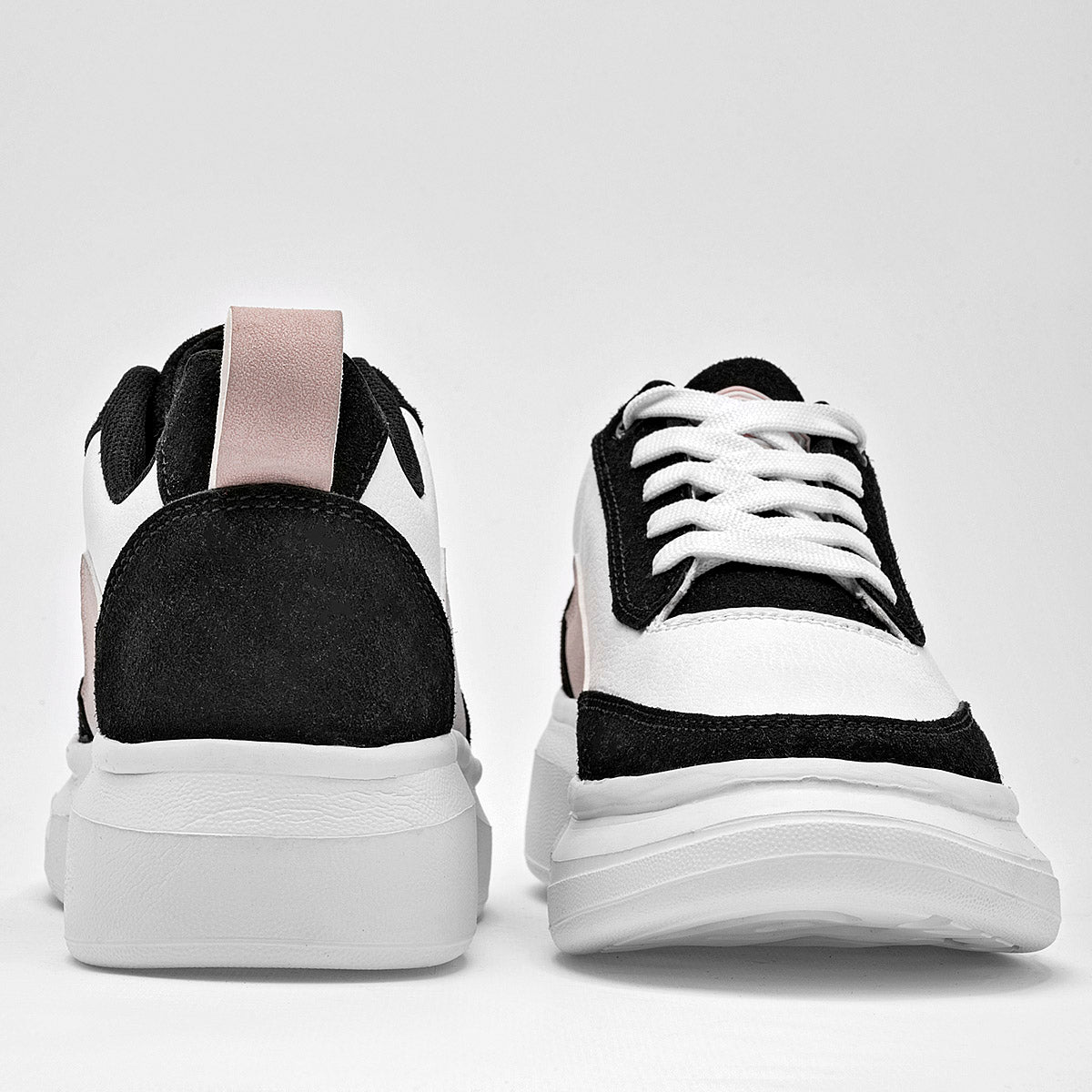 TENIS URBANO MUJER BEEN CLASS 18642 BLANCO NEGRO MAQUILLAJE