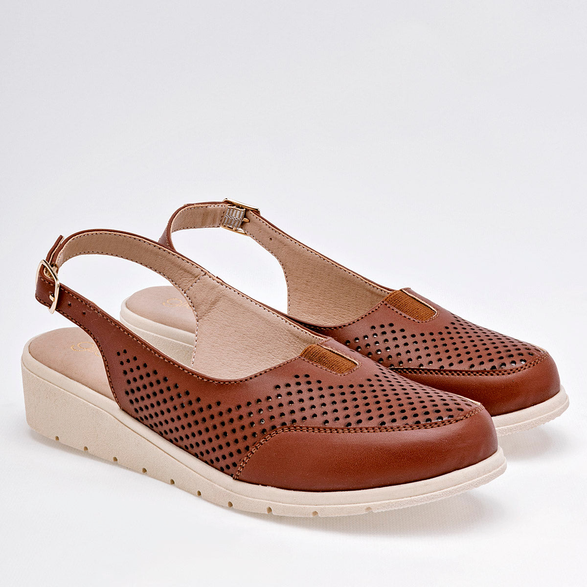 Sandalia Gilardi 600 Para Mujer Color Cafe