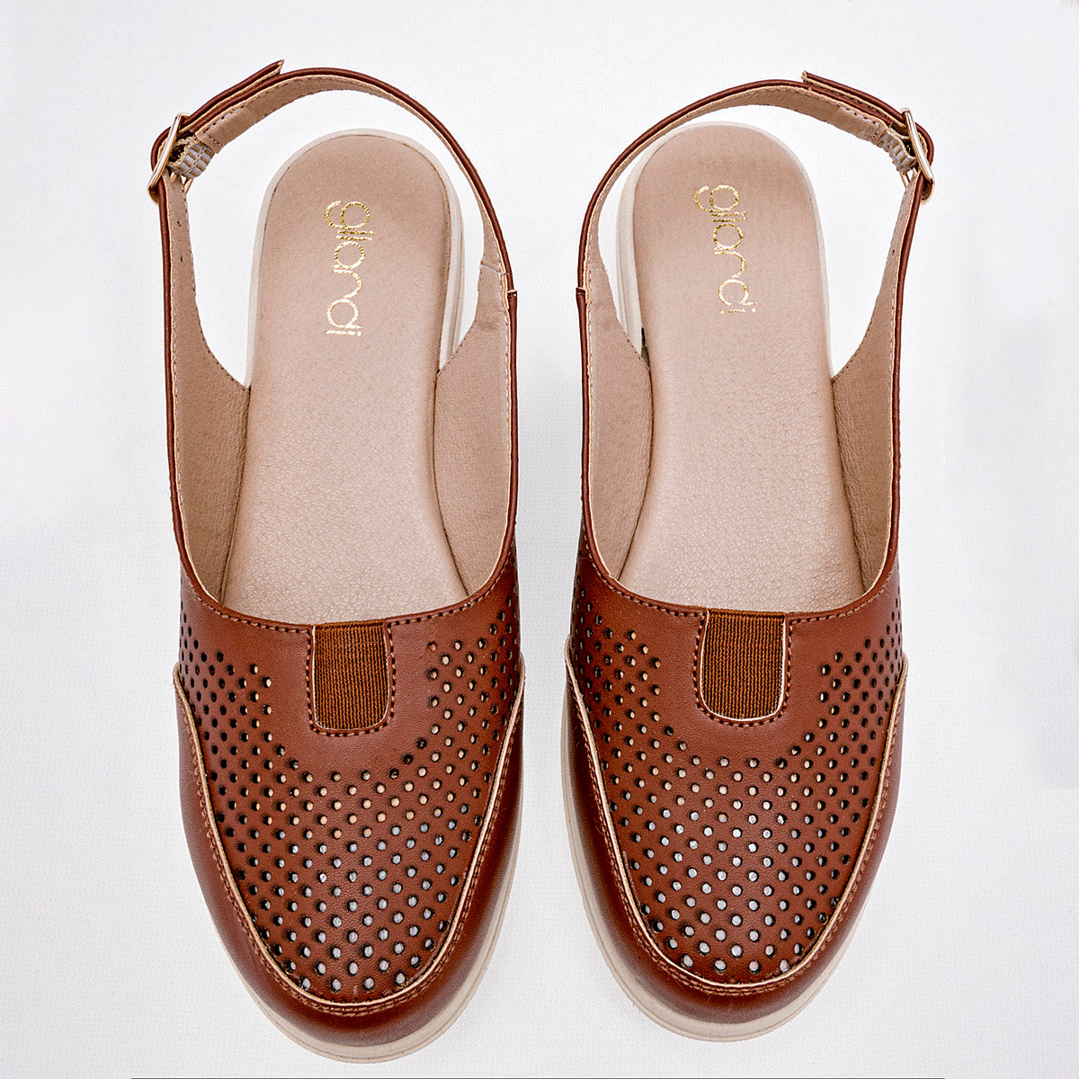 Sandalia Gilardi 600 Para Mujer Color Cafe