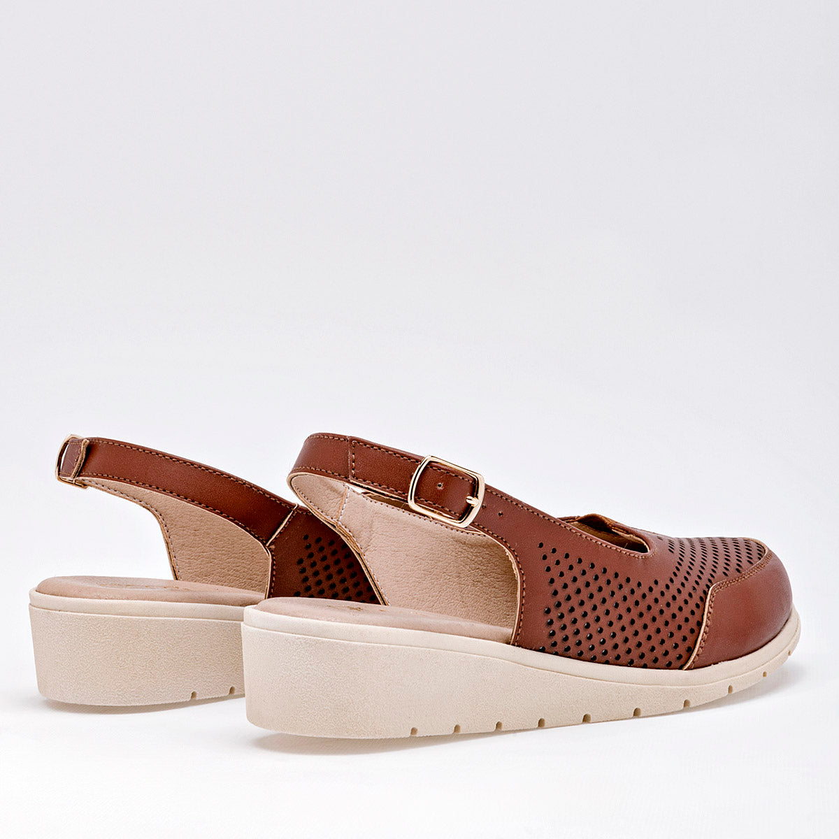 Sandalia Gilardi 600 Para Mujer Color Cafe