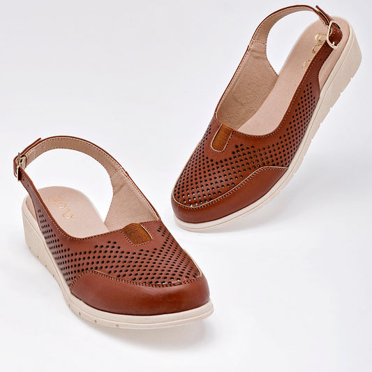 Sandalia Gilardi 600 Para Mujer Color Cafe