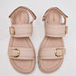 Sandalia Green Love 94043 Para Mujer Color Beige