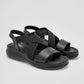 Sandalia Green Love 94062 Para Mujer Color Negro
