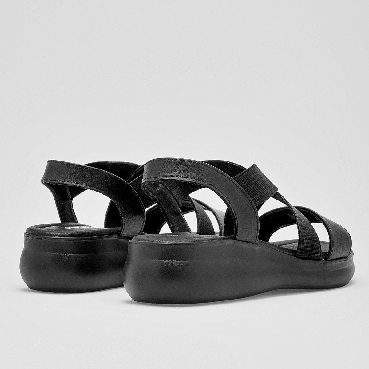 Sandalia Green Love 94062 Para Mujer Color Negro
