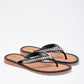 Sandalia H3 Sandalias B21 Para Mujer Color Negro