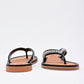 Sandalia H3 Sandalias B21 Para Mujer Color Negro