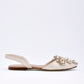 ZAPATO GRADUACION MUJER LADY ONE NW2609 BEIGE NACARADO ORO