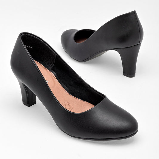 Zapatilla Cerrada Lady Paulina 34101 Para Mujer Color Negro