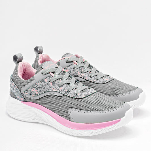 TENIS DEPORTIVO MUJER MAKKENA 3015 GRIS ROSA