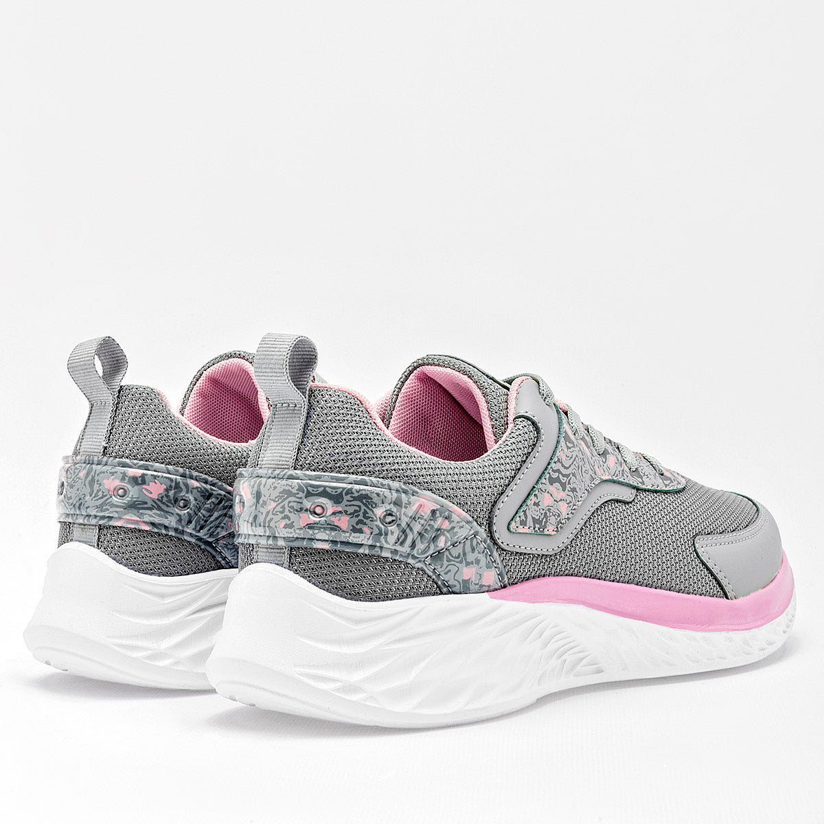 TENIS DEPORTIVO MUJER MAKKENA 3015 GRIS ROSA