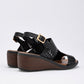 Sandalia Maxim 554 Para Mujer Color Negro