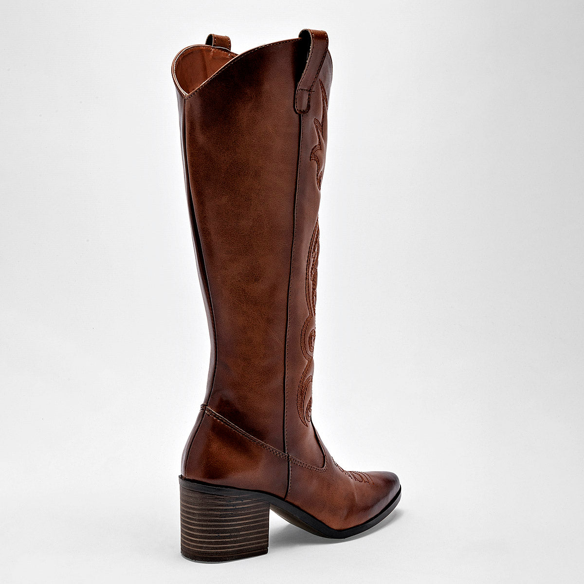 Bota Vaquera Mimar 295 Para Mujer Color Café