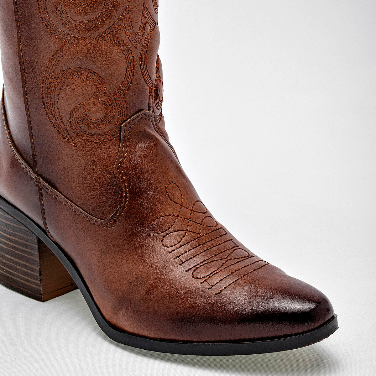 Bota Vaquera Mimar 295 Para Mujer Color Café