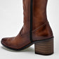 Bota Tacón 6cm Tubo 37cm para Mujer marca Mimar Café