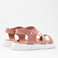 Sandalia Mora Confort 135098 Para Mujer Color Rosa