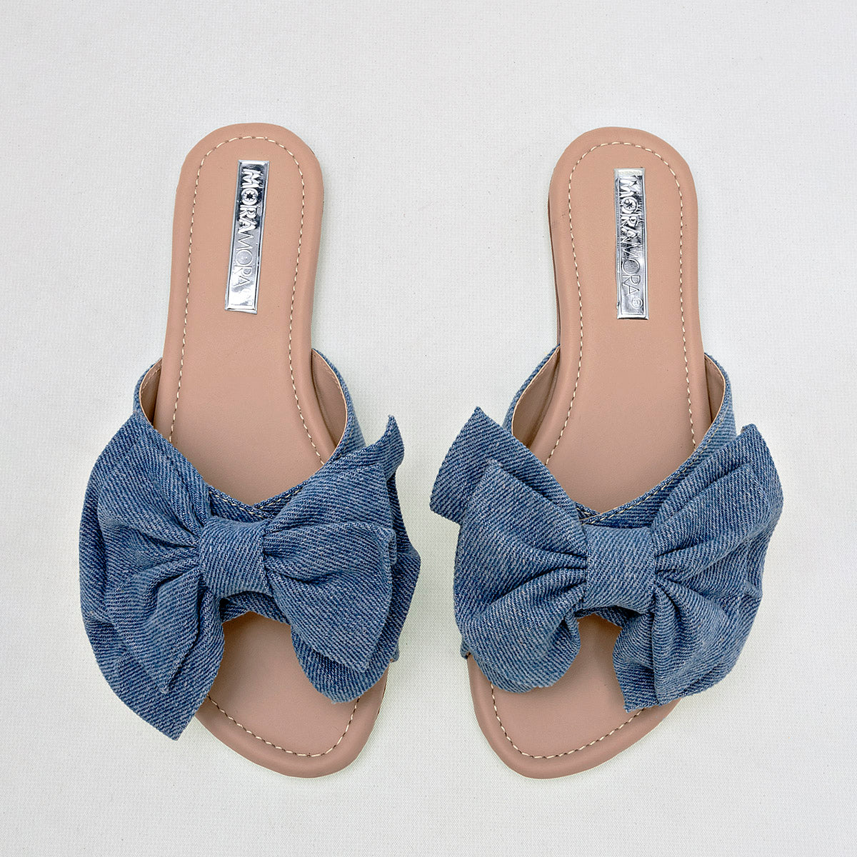 Sandalia Moramora 11511000 Para Mujer Color Azul