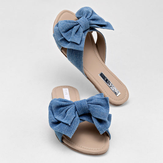 Sandalia Moramora 11511000 Para Mujer Color Azul