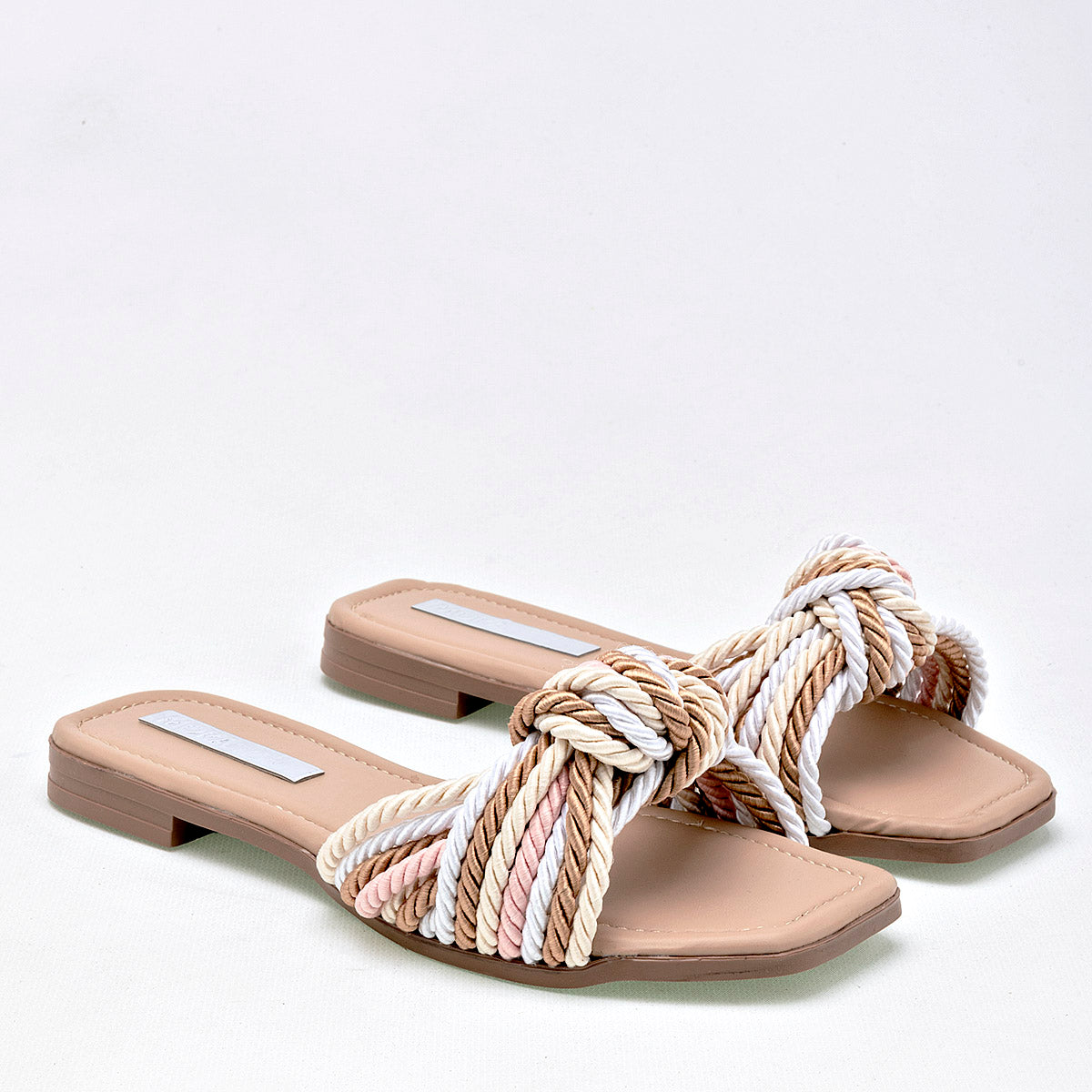 Sandalia Moramora 11511001 Para Mujer Color Beige