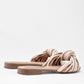 Sandalia Moramora 11511001 Para Mujer Color Beige