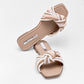 Sandalia Moramora 11511001 Para Mujer Color Beige