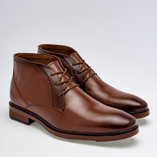 Botin Vestir Oxford Jockey 8625 Para Hombre Color Café