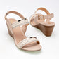 SANDALIA MUJER PAULIE 2073 BEIGE ORO
