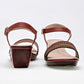 Sandalia Paulie 2102 Para Mujer Color Cafe