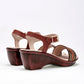 Sandalia Paulie 2102 Para Mujer Color Cafe