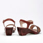 Sandalia Paulie 2102 Para Mujer Color Cafe