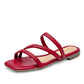 Sandalia Sexy girl 2137 Para Mujer Color Rojo