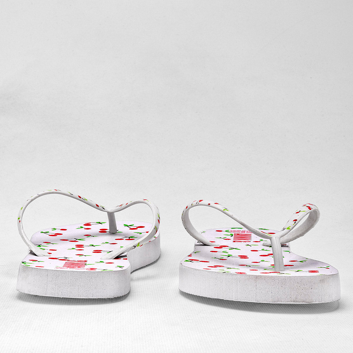 Sandalia De Playa Cerezas Annik Para Mujer Color Blanco