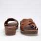 Sandalia Via Moda Altea Para Mujer Color Camel